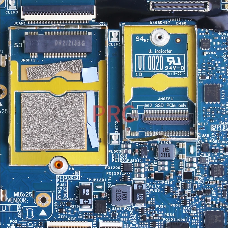 For Dell Latitude 9420 Laptop Motherboard LA-K161P 0CP3KM 08XKF8