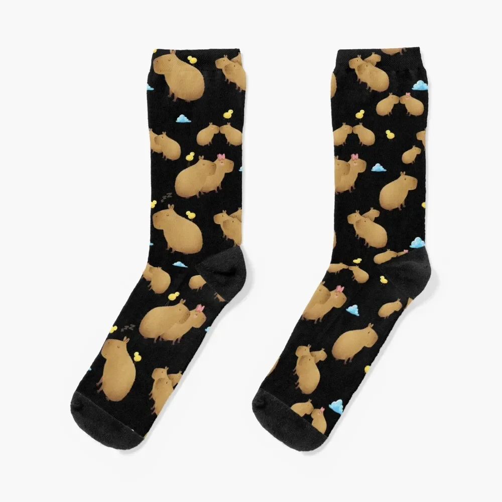 Chill Capybaras Socks floral christmas gifts funny gifts Socks For Girls Men's vol 5 chill out cafe 1 cd