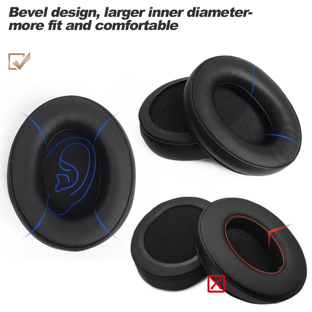 Ear Pads for MCHOSE V9 V9 PRO Replacement Foam Headphones memory foam Earpads Protein