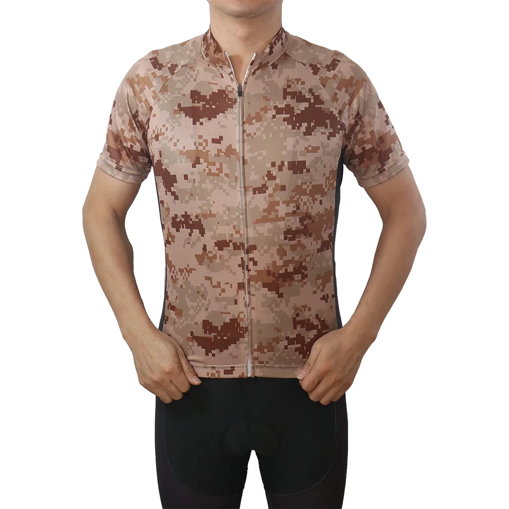 

Camo Short Sleeve Top for Men, Bike Clothes, Cycling Road Shirt, Bicycle MTB Jersey Wear, Pocket Jacket, Sweater, Cycling Club