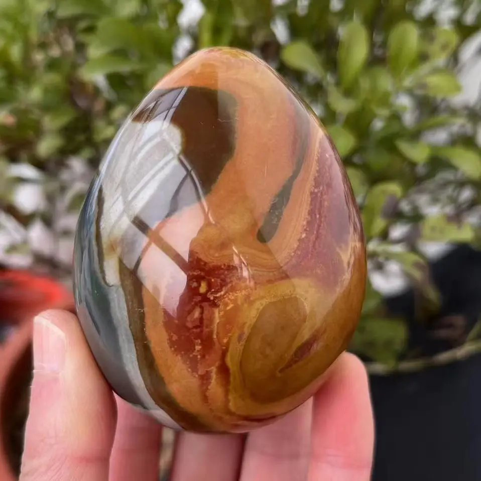 Natuurlijke Kristal Ocean Jasper Ei Voor Healing /Kegel Exercis Steen Sacraal Chakra Steen Stenen En Kristallen Meditatie