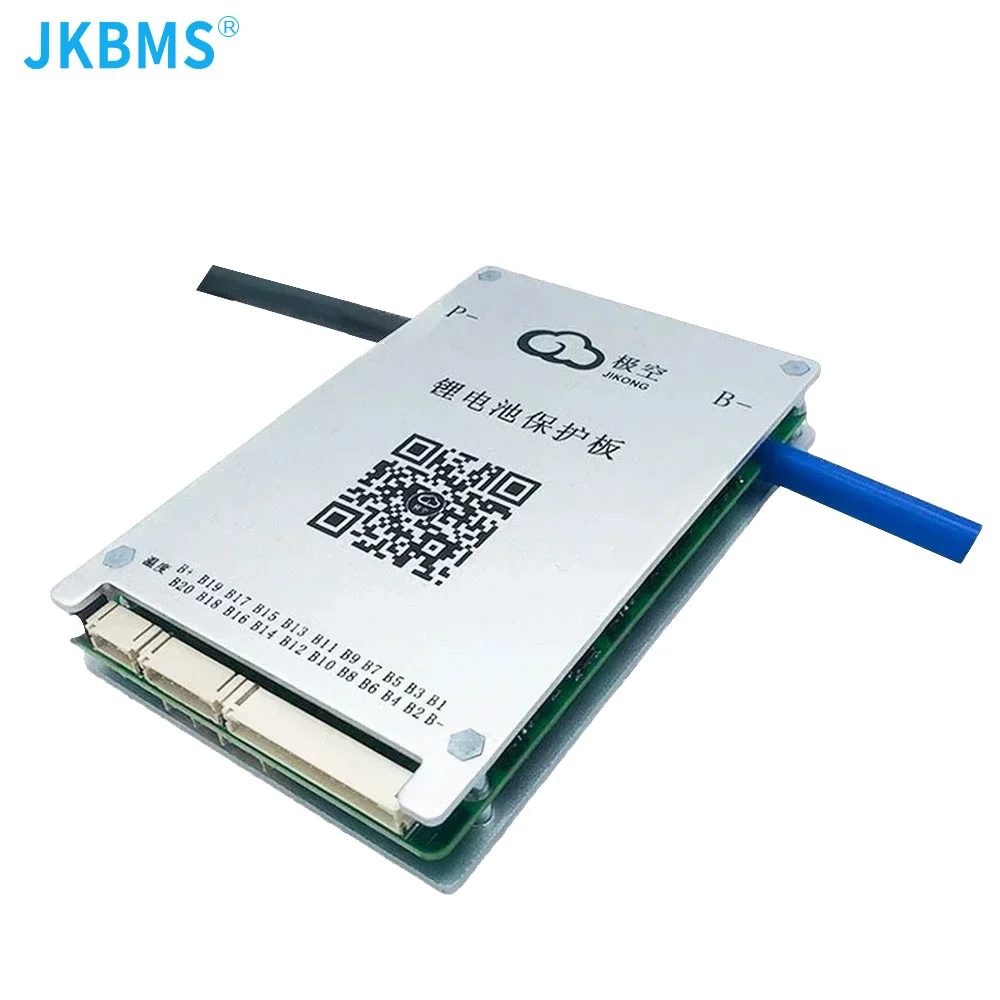 JKBMS Smart Bms Lifepo4 BMS 4S 5S 6S 7S 8S For Lithium Battery With Bluetooth 40A Same Port Temp Sensors RS485 Balance Board