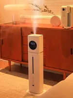 Humidificateur d'air électrique 8L pour chambre à coucher, purificateur d'air, brumisateur, télécommande intelligente, écran tactile, aromathérapie, brouillard UV 2