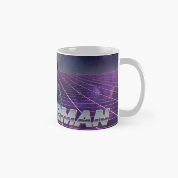 

Hackerman Classic Mug Picture Image Design Gifts Drinkware Printed Photo Simple Handle Round Cup Coffee Tea