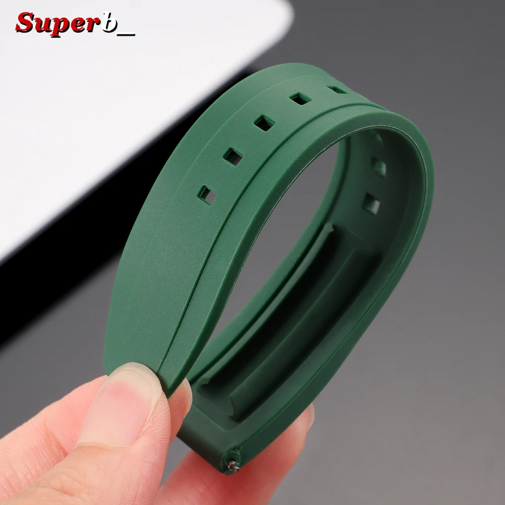 Quick Release Waterproof Silicone Sports Watch Strap - Universal Replacement Wristband
