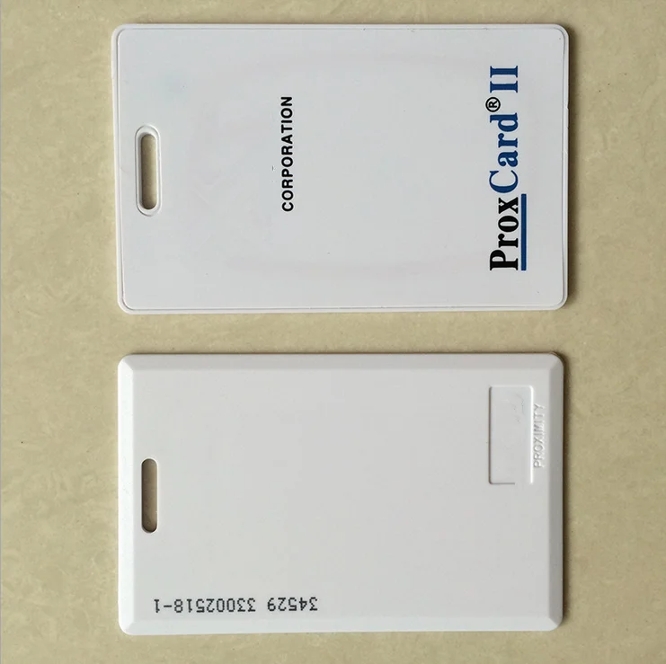 125khz Smart Card 1326 PROX II Clamshell Keycards 26 Bit Rewritable RFID Proximity Thick Card
