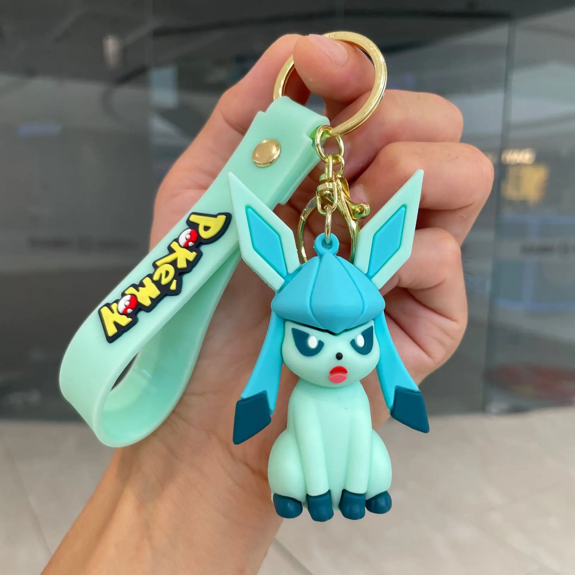 Pokemon Keychain Toys Cute Sylveon Vaporeon Leafeon Espeon Umbreon