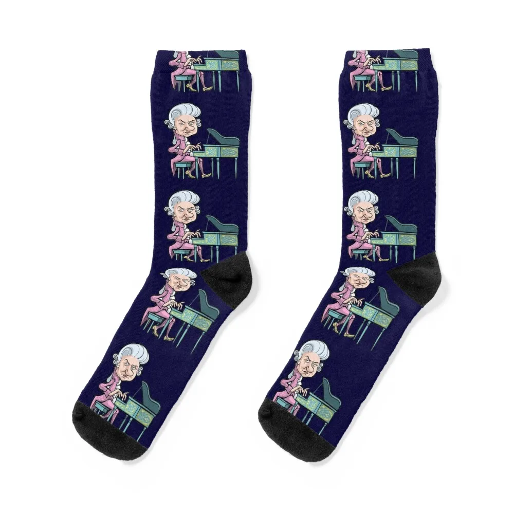 

Wolfgang Amadeus Mozart Socks warm winter cool moving stockings Socks Ladies Men's