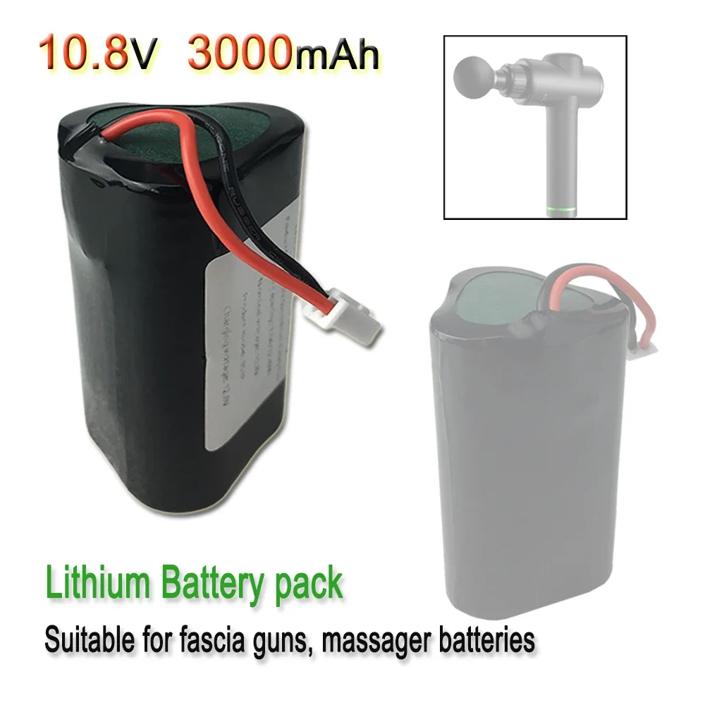 10.8V 3000mAh Rechargeable Lithium Battery Pack for Fascia Guns Massager Special Tool Batteries power tool battery,rechargeable battery
