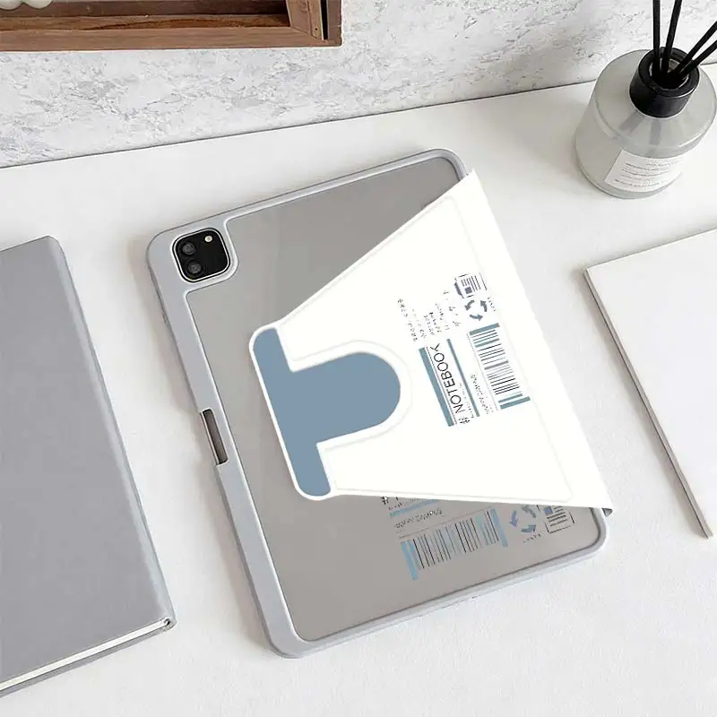 Tri-Fold 360° Rotating Smart Tablet Case