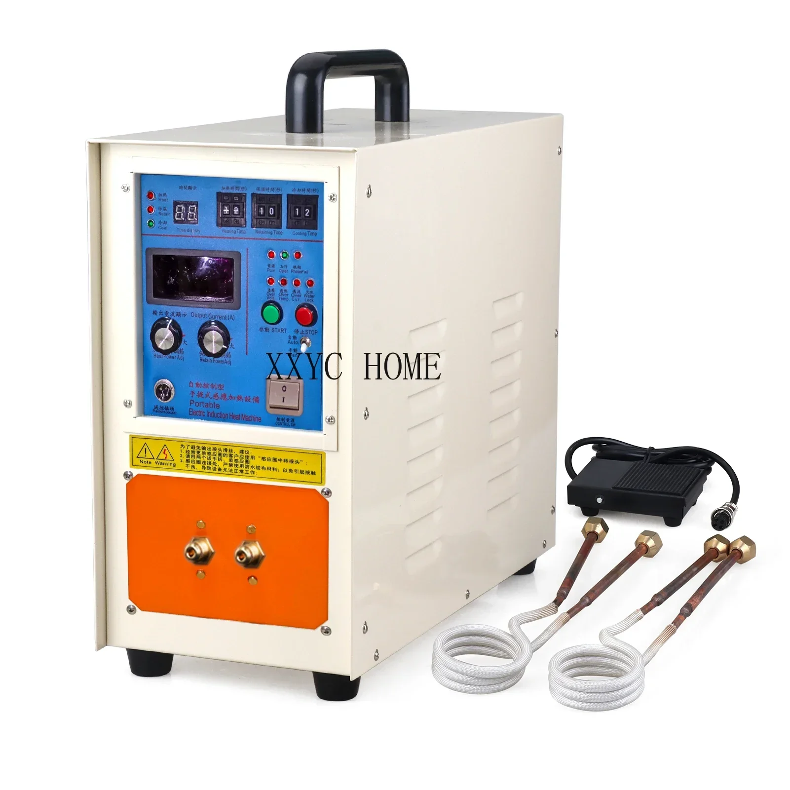 

15KW Induction Heater Induction Heating Machine 220V Metal Smelting Furnace High Frequency Welding Metal Quenching Equipment