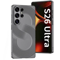 Shockproof Protective Matte Phone Case - Durable Plastic Cover - Galaxy S26 Ultra (Grey)