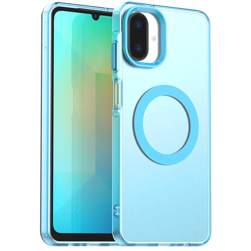Luxury Armor Shockproof Case with Magsafe Magnetic Wireless Charging Compatibility - Hard Matte PC Cover