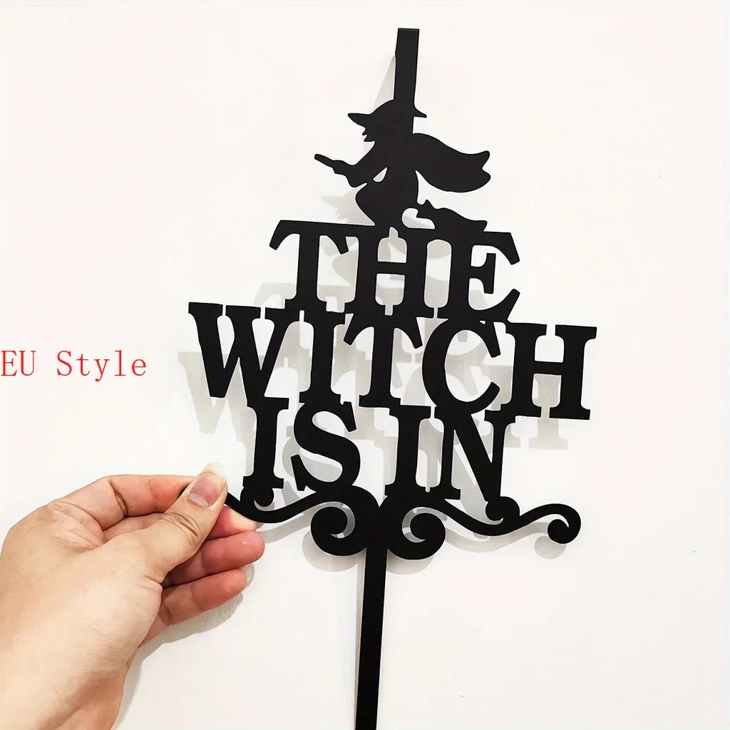 

The Witch Is in Wreath Hanger Wreath Hanger Front Door Metal Over Door Single Hook Halloween Christmas Thanksgiving Day Decor Ou