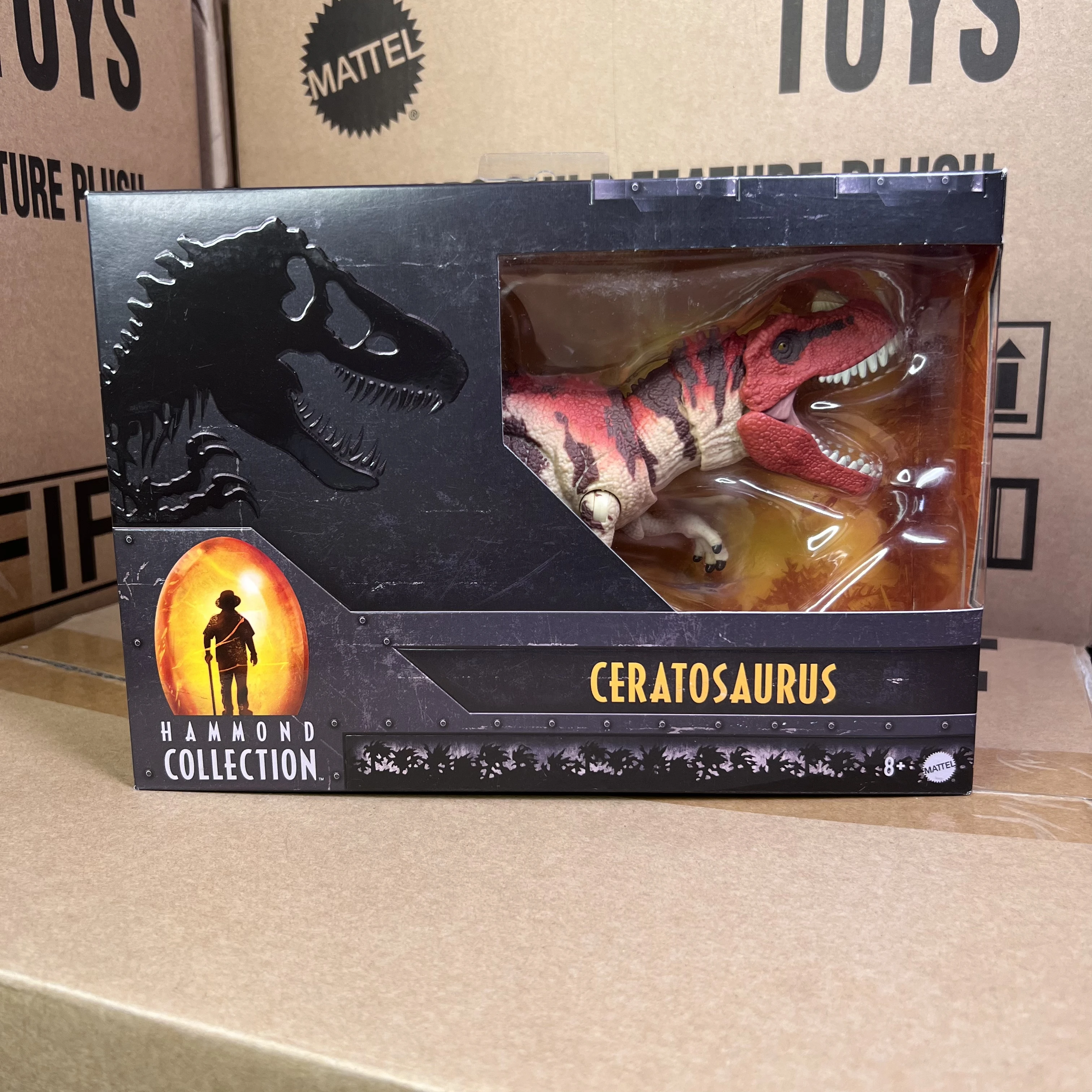 Mattel Jurassic World Hammond Collection Ceratosaurus Dinosaur Figure ...