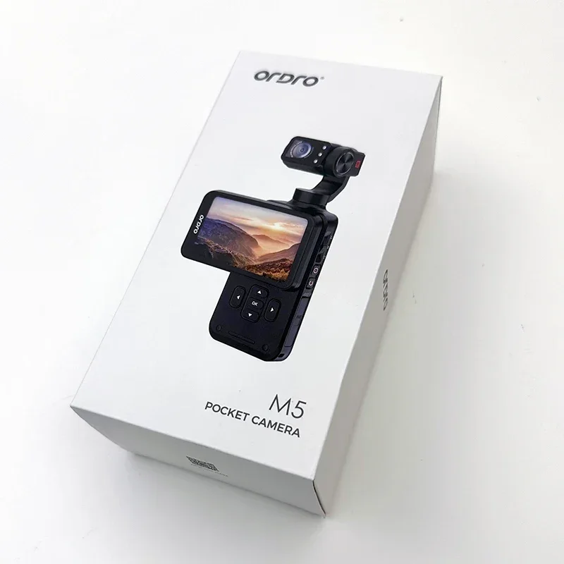 Vlog Action Camera M5 180° Rotation Lens 3.5"Screen Face Tracking IR Night Vison