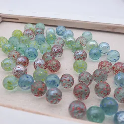 Console de jeu de boules de verre de 16mm, 20 pièces de boules de crème, machine à pinball, pour bétail, petits marbres, jouets, perles de machine parent enfant 