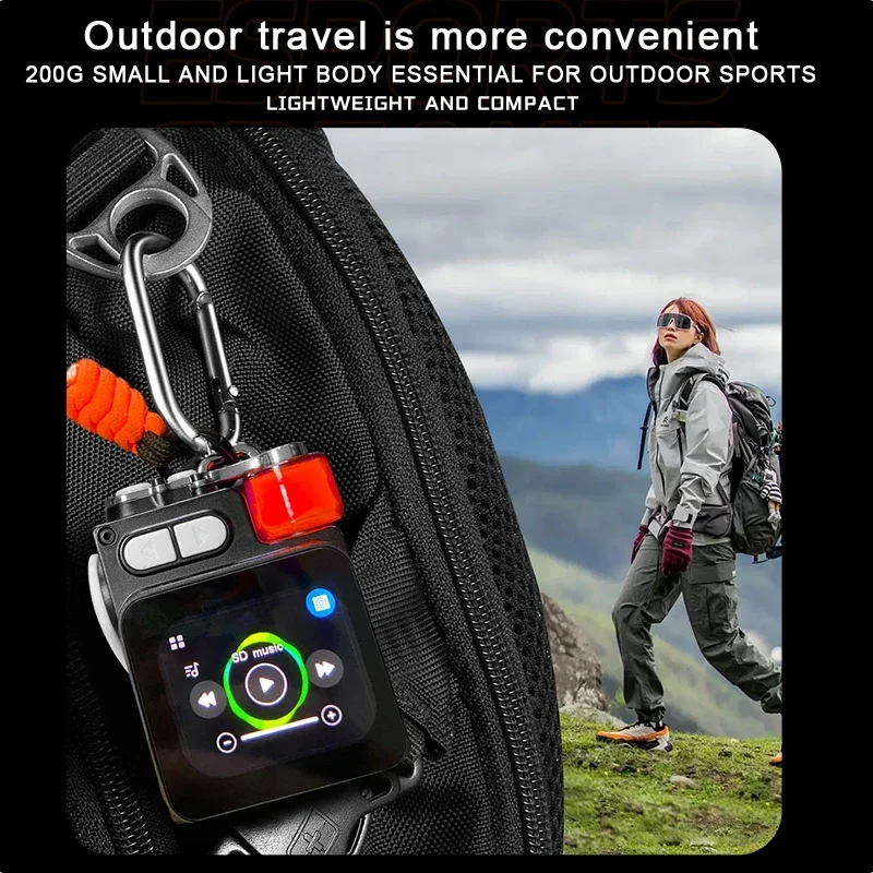 Portable Wireless Bluetooth Speaker Stereo Surround Metallic Outdoor Speaker LED Display Screen with RGB Desktop Subwoofer
