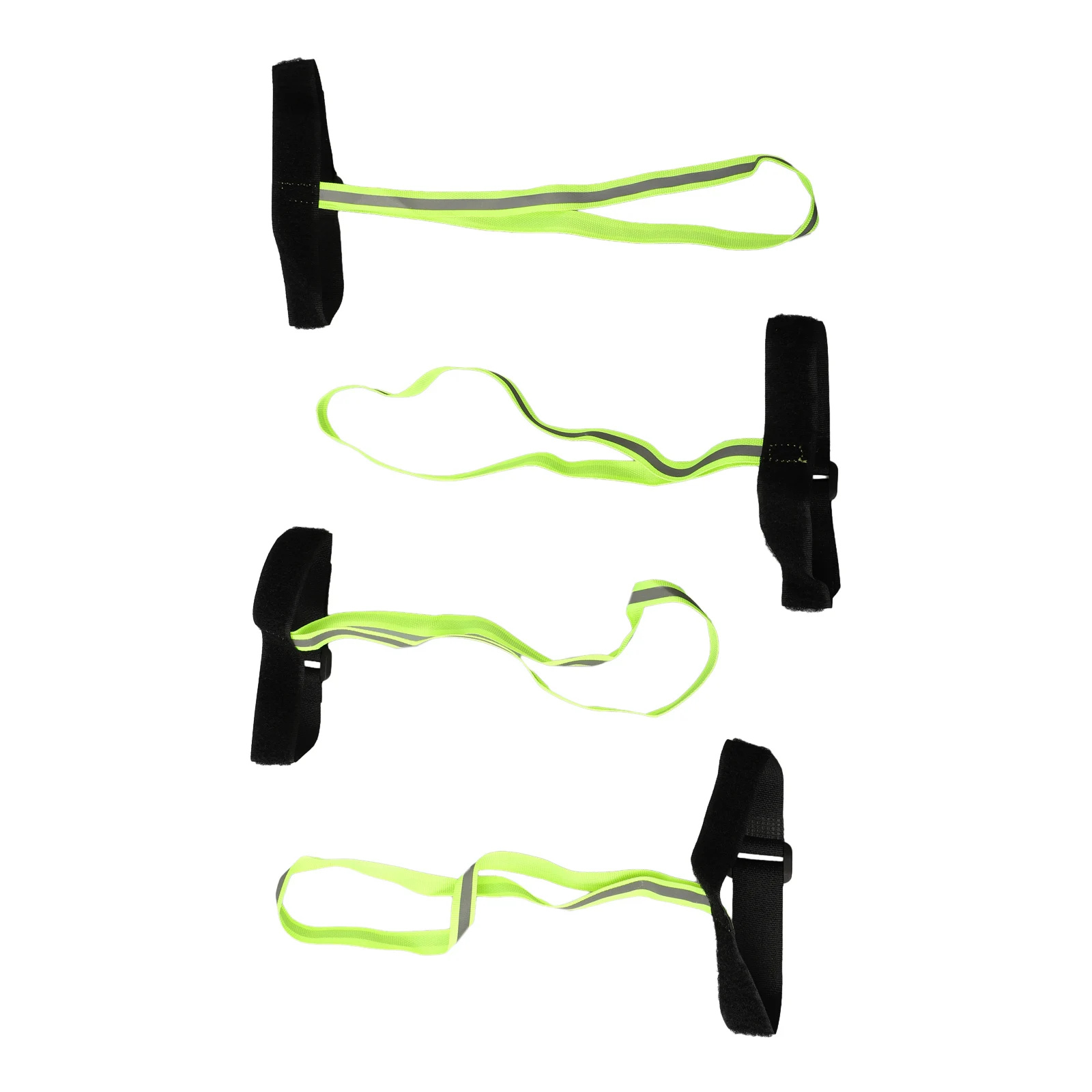 4pcs Handcuffs Glove Strap Ski Glove Safety Strap For Hanging Glove With Reflective Strips Elastic Wrist Leash Ski Accessories 2