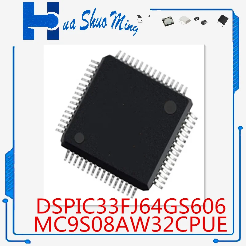 

5Pcs/Lot DSPIC33FJ64GS606-I/PT MC9S08AW32CPUE QFP64