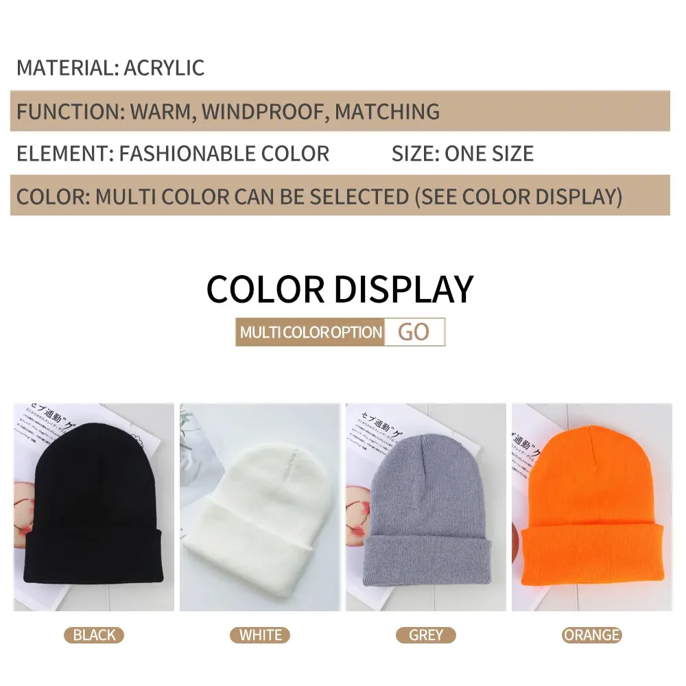 Winterhoeden voor unisex Nieuwe mutsen Gebreide effen Leuke muts Dame Herfst Vrouwelijke muts Caps Warmer Motorkap Mannen Casual pet_voghion.com