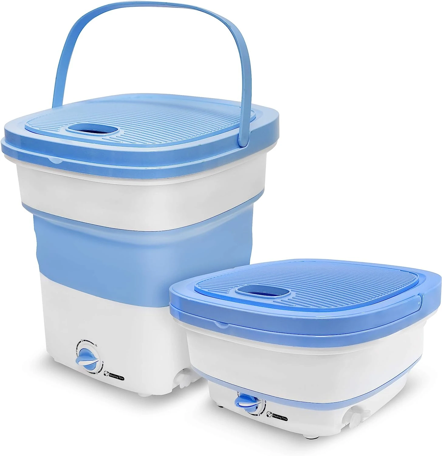 

Mini Washing Machine Lightweight Collapsible Bucket - Perfect for Camping, Travelling, Apartment, Dorm USA Brand - PUCWM33.5, l