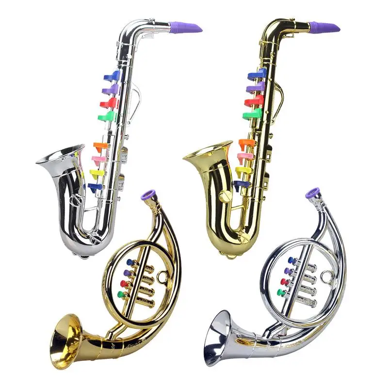 Musical Trumpet Toy Instruments Kids Toy Trumpet Musical Horn Horn Early Learning Birthday Christmas Holiday