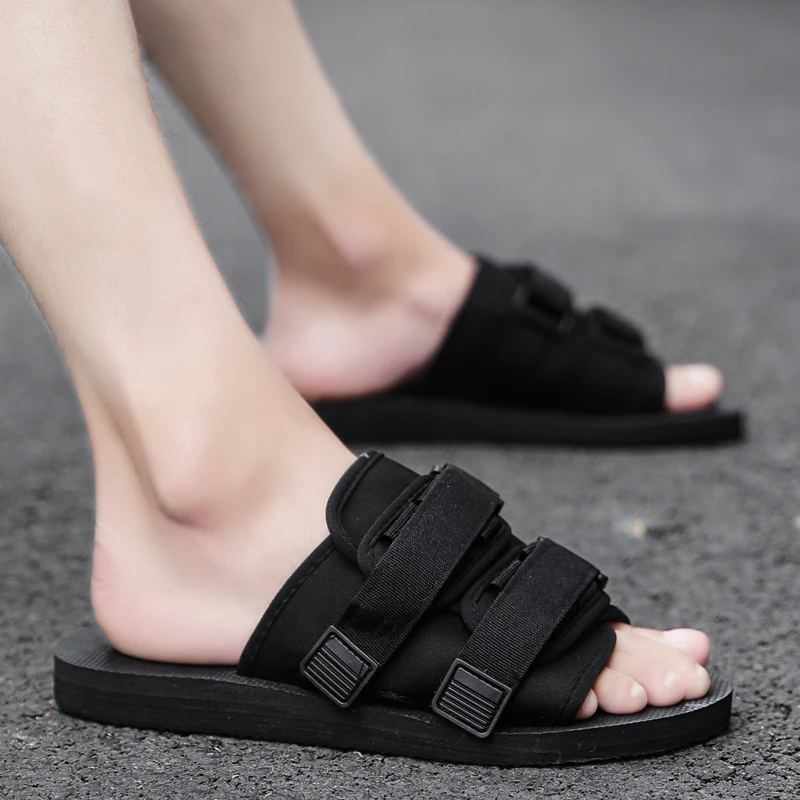 Papuci de lux pentru bărbați, brand de lux, cu cârlig, clasice, durabile, de vară, casual, în aer liber, cool, plajă, pantofi unisex de înaltă calitate_voghion.com