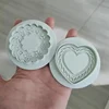 Chocolate Jam Sandwich Flowers Heart Cream Cookie Cutter Biscuit Mould 3D Christmas Fondant Stamp Cake Decor Baking Supplies 5