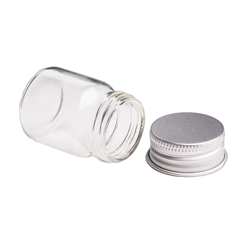 Storage Box Kitchen Storage Box Rice Storage Box Egg Storage Box Food Storage Box Food Storage Container Seasoning Storage Container Pickle Storage Container Seasoning Jar 12Pcs 5ml Glass Jar Bottles With Aluminum Cover Small Mini Glass Jars Wish Bottles Tobacco Herb Storage