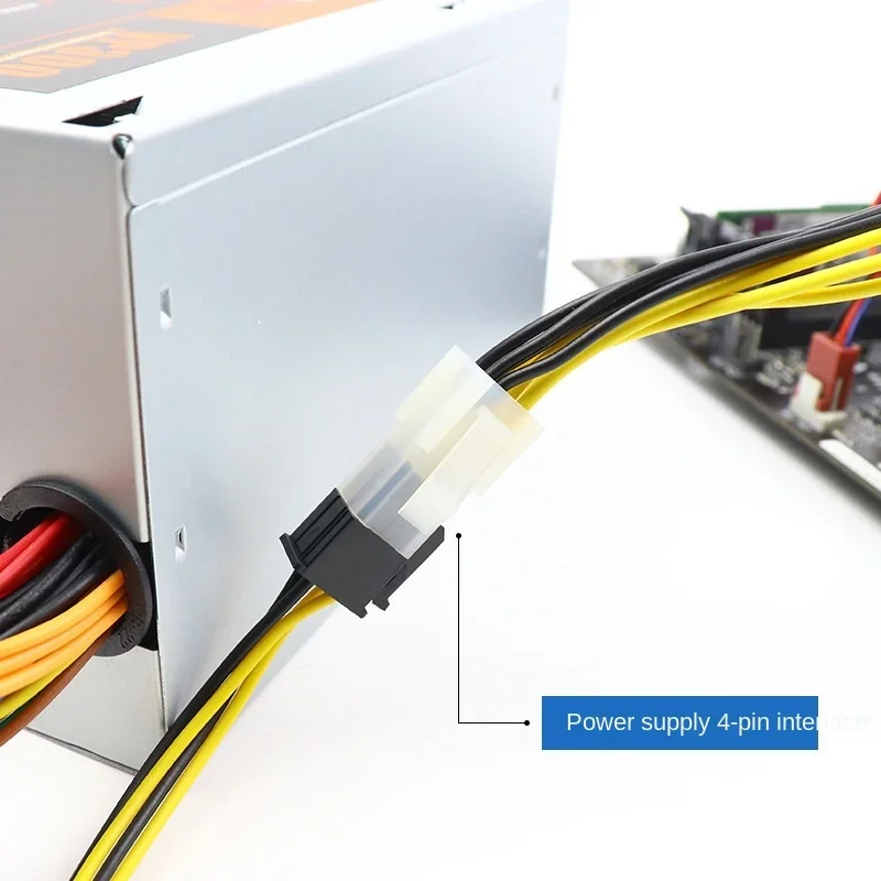 CPU Power Converter Cable 1pcs/2pcs/5pcs 4 Pin Male To 8 Pin Female CPU Power Converter Cable Lead Adapter 4Pin To 8pin Office Supplies