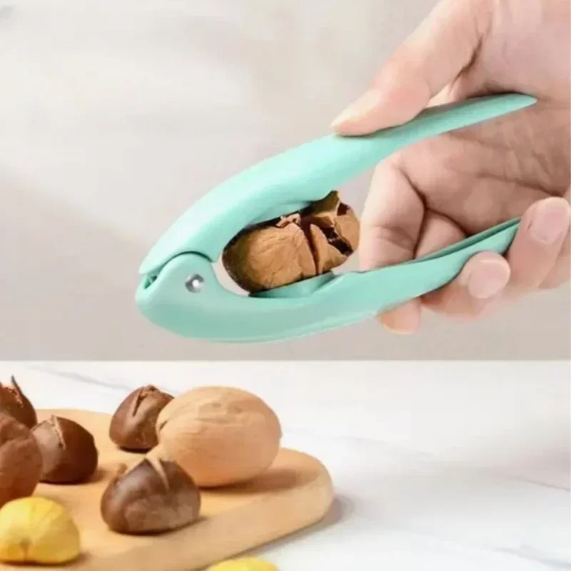 Stainless Steel Multifunctional Chestnut Clip Machine Nutcracker Opener Tool Nuts Walnut Cutter Sheller Chestnut Shelling Cutter