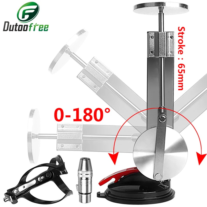 Mini Attuatore Lineare Telescopico 12V - Corsa 39mm, Velocità Regolabile 30-190 Giri/min, Con Piastra
