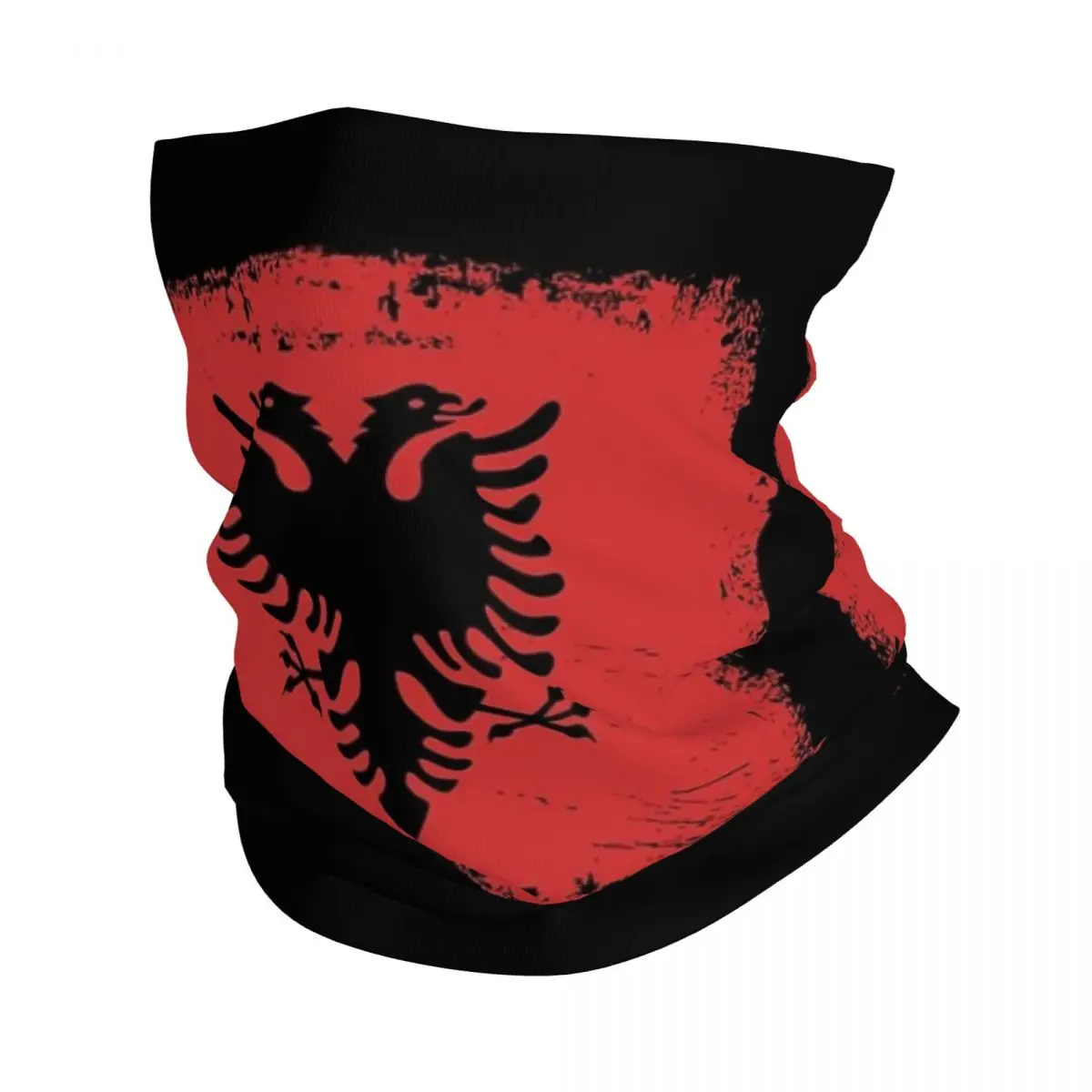 

Albania Flag Bandana Neck Cover Printed Wrap Mask Scarf Warm Headwear Riding Unisex Adult Windproof