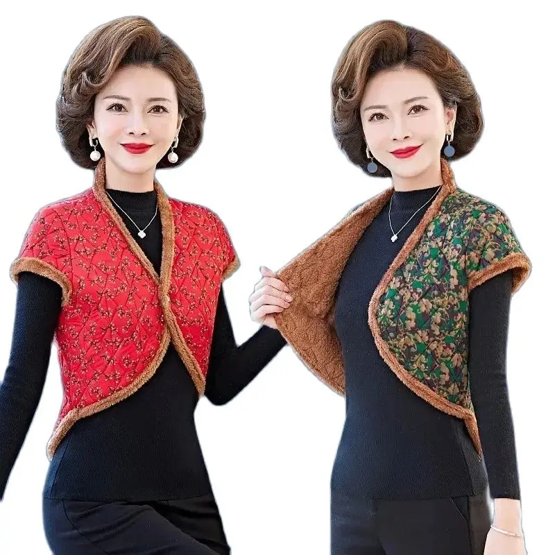 

Новинка, женский жилет с защитой талии, плеч и шеи, пальто, утепленный осенне-зимний жилет, шаль, куртка, топы