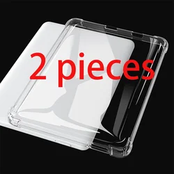 Shockproof Transparent Airbag Silicone Tablet Case - Soft TPU Protection Cover for MeeBook M8 M8C (2pieces)