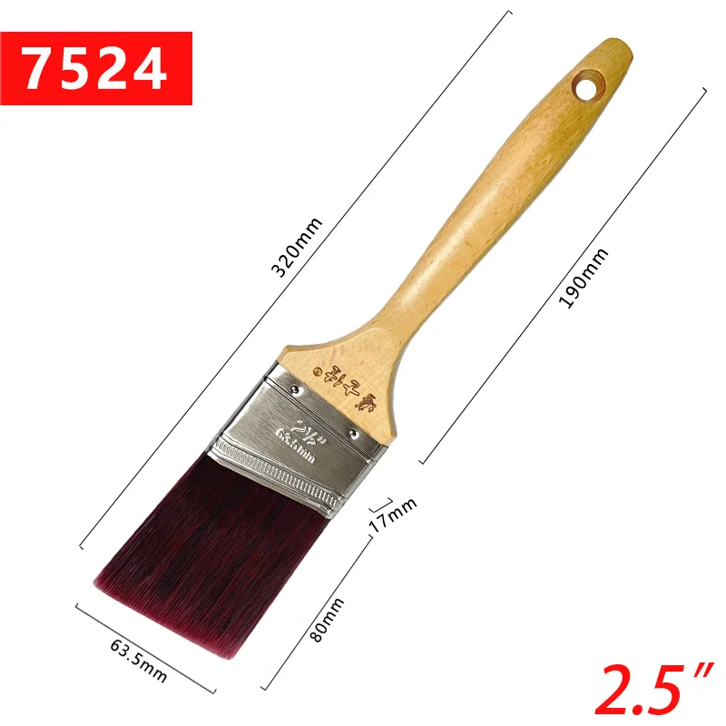 Pro Grade Paint Brushes Art paint brush 1.5" 2" 2.5" 3" Angle Brushes paint brushes