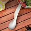 Keith Pure Titanium Soup Spoon Multi-functional Three-in-One Household Outdoor Portable Titanium Tableware 1