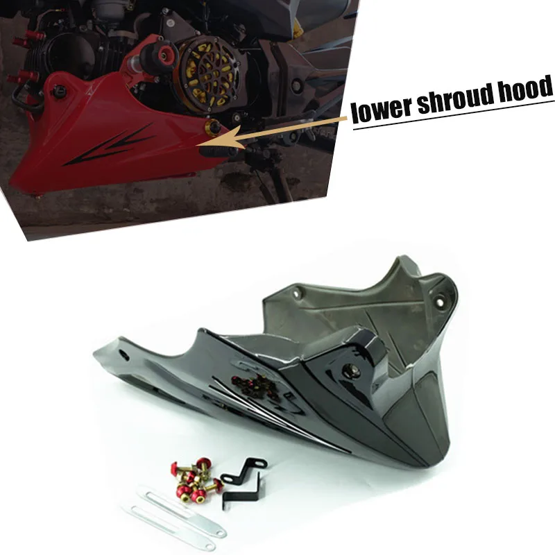 

Applicable To Honda MSX125SF Silver Steel Little Monster Motorcycle YG125-21 Lower Shroud Engine Hood Modification Accessories