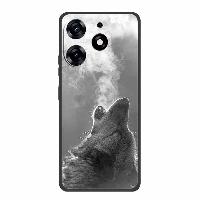 Black Silicone Soft Back Cover Case