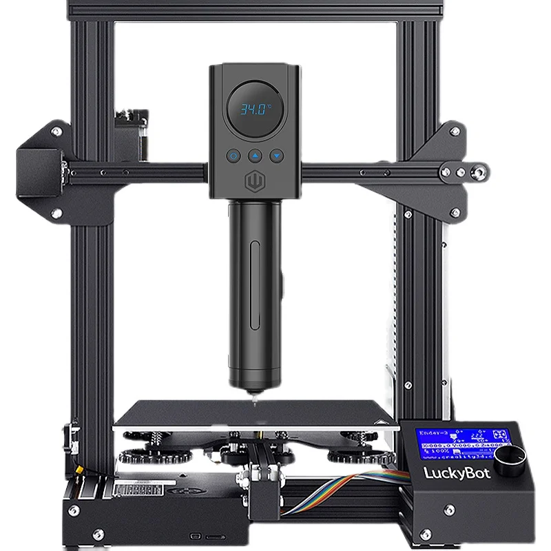 

3D принтер Weibu трехмерный Luckybot One Chocolate, 3D принтер с трехмерным формованием, индивидуальная Настройка