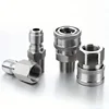 5000PSI High-Pressure Washer Accessories - 3/8" Stainless Steel Quick Connector for High-Pressure Water Pipes 1