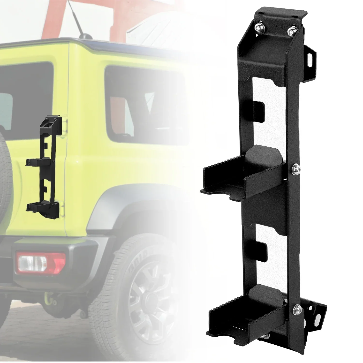 Archaic New Style Tail Door Ladder For  Jimny 2018-2021 JB64 JB74 Foldable Climbing Ladder Tailgatecustom custom чехол на samsung galaxy a7 2018 с принтом ladder into space