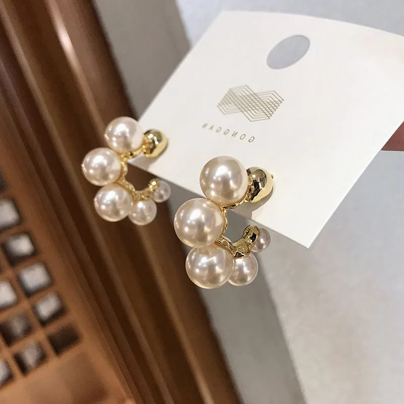 Pearl Earrings For Women Wedding Party