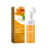 Turmeric Cleansing Foam Kojic Acid Cleanser Reduce Ac-ne Oil Control Blackhead Remover Brightening Moisturizing Face Wash Mousse 2