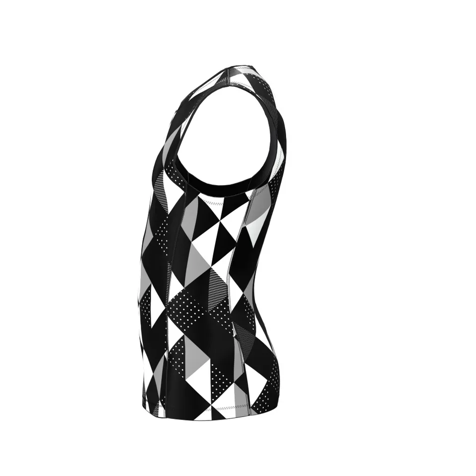 Zwarte Mannen Vrouwen 2mm Neopreen Wetsuit Vest Top Shirt Jas Badmode Apparatuur Voor Duiken Spearfishing Maat XL