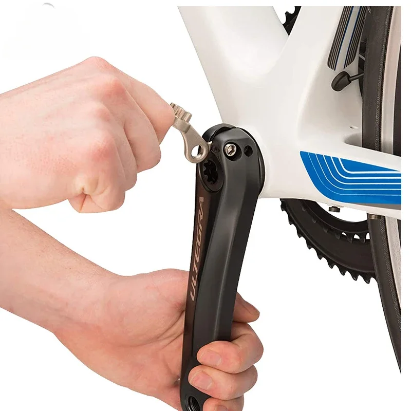 Description Picture 2 of itemBicycle Crank Removal Tool MTB Road Bike Crankset Crank Arm Wheel Wrench For Shimano Crank Cover Cycling Repair Spanner Tools