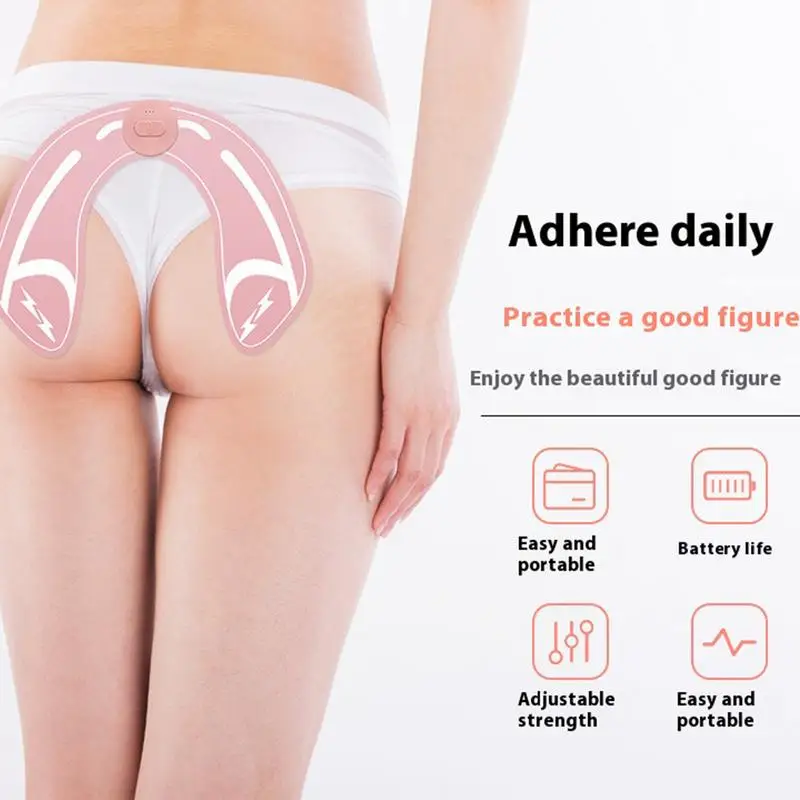 Wireless Buttocks Hip Trainer Muscle Stimulator Lifting Massage Machine Fitness Body Slimming Massager For Women Training Device