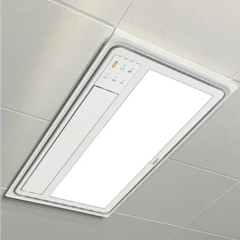 

Lámpara de techo integrada para baño, ventilador de escape de calefacción con voz integrada, soplador de aire caliente