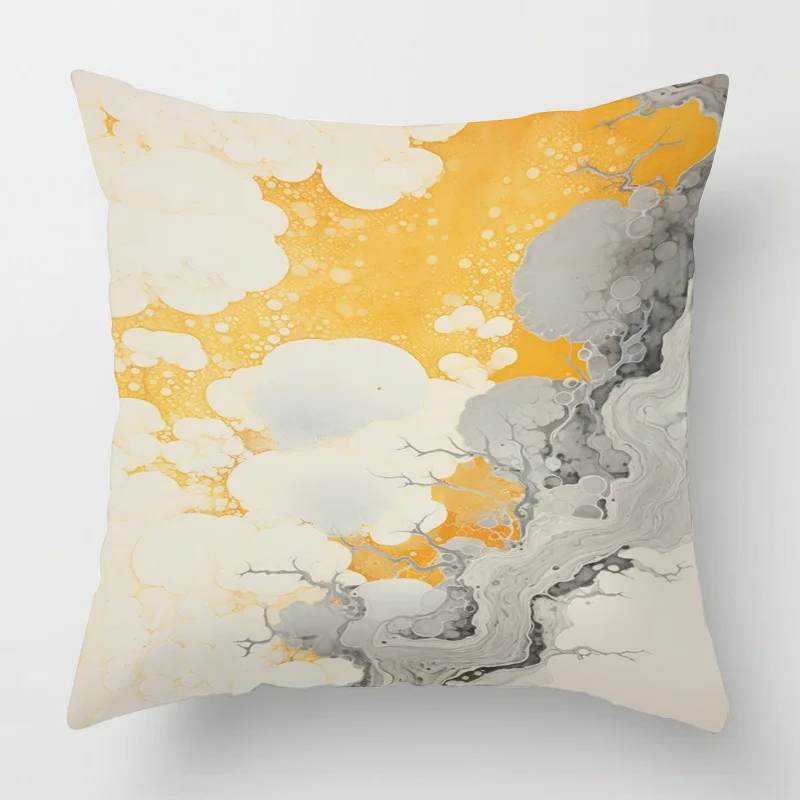 Internet Celebrity Ins Style Abstract Geometric Pillow Case 45x 45cm Sofa Bedroom Decorative Cushion Cover Cafe Decoration 2